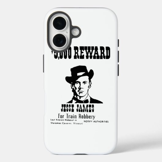 Coques Case-Mate iPhone Recherché Jesse James (Verso)