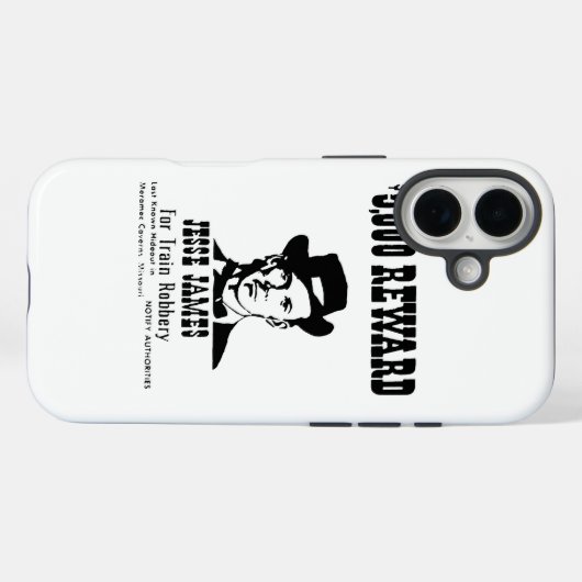 Coques Case-Mate iPhone Recherché Jesse James (Verso (horizontal))