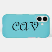 Coques Case-Mate iPhone Recoleta Cornflower Bleu (Verso (horizontal))