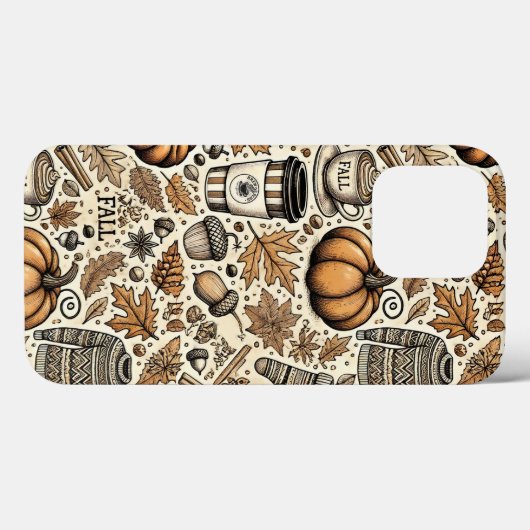 Coques Case-Mate iPhone Récolte d'automne (Verso (horizontal))