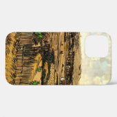 Coques Case-Mate iPhone Récolte en Provence Montmajour par Vincent van Gog (Verso (horizontal))