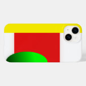 Coques Case-Mate iPhone Rectangle demi-cercle Abstrait moderne (Verso (horizontal))