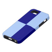 Coques Case-Mate iPhone Rectangles bleu-clair et bleu-foncé (Bas)