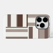 Coques Case-Mate iPhone Rectangles de blocs de couleurs géométriques - Bro (Verso (horizontal))