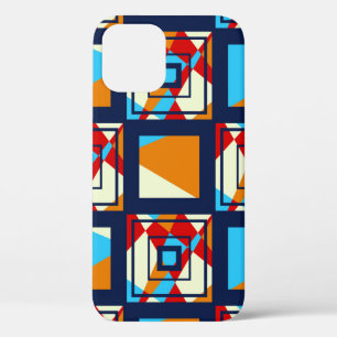 Case-Mate iPhone Case Rectangles de pièces colorées. Pat sans couture te