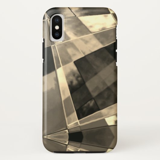 Coques Case-Mate iPhone Rectangles inclinées dans les tons bois ou beige? (Dos)