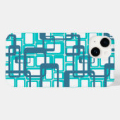 Coques Case-Mate iPhone Rectangles modernes ouvertes du milieu du siècle (Verso (horizontal))