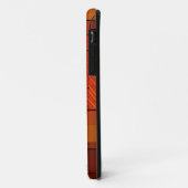 Coques Case-Mate iPhone Rectangles, motif patchwork, doodle. Surface de re (Dos/Gauche)