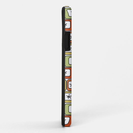 Coques Case-Mate iPhone Rectangles rétro avec Starbursts 1 (Dos/Droite)