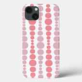 Coques Case-Mate iPhone Rectangles roses modernes (Verso)