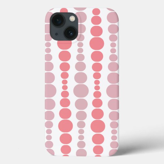 Coques Case-Mate iPhone Rectangles roses modernes (Verso)