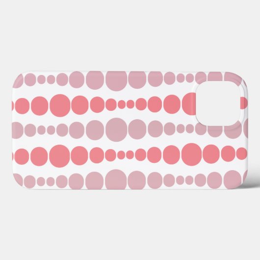 Coques Case-Mate iPhone Rectangles roses modernes (Verso (horizontal))