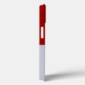 Coques Case-Mate iPhone Rectangles rouges et gris (Verso / Droite)