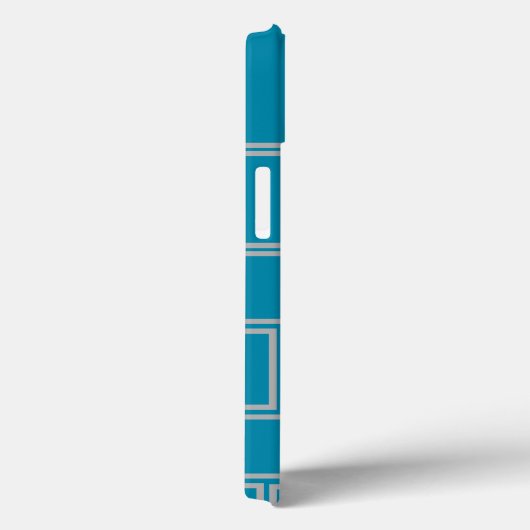 Coques Case-Mate iPhone Rectangles sarcelles (Verso / Droite)