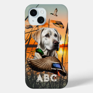Coque Pour iPhone 15 Récupérateur personnel White Labrador