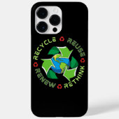 Coques Case-Mate iPhone Recycler, Réutiliser, Renouveler, Repenser. Sauvez (Verso)
