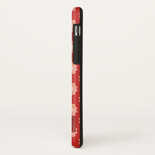 Coques Case-Mate iPhone Red Ajouter Votre Nom Hamster (Dos/Gauche)