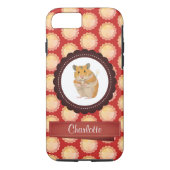 Coques Case-Mate iPhone Red Ajouter Votre Nom Hamster (Dos)