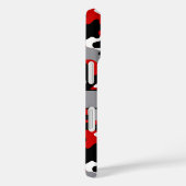 Coques Case-Mate iPhone Red and Black Camouflage Personalized (Verso / Droite)