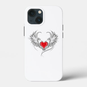 Case-Mate iPhone Case Red Angel Coeur avec ailes