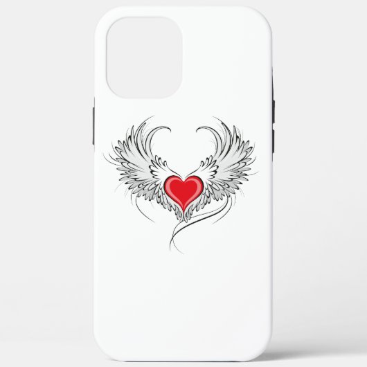 Coques Case-Mate iPhone Red Angel Coeur avec ailes (Verso)
