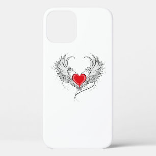 Case-Mate iPhone Case Red Angel Coeur avec ailes