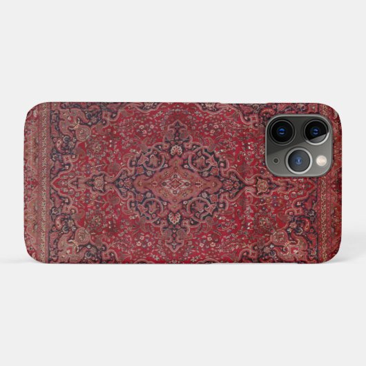 Coques Case-Mate iPhone Red Antique Carpet (Dos (Horizontal))