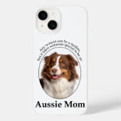 Coques Case-Mate iPhone Red Australian Shepherd Mom (Verso)