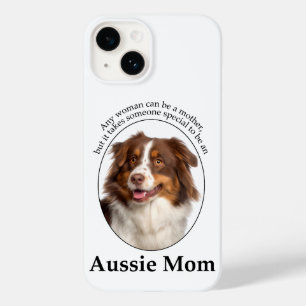 Coque Pour iPhone 14 Red Australian Shepherd Mom