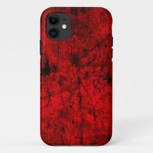 Case-Mate iPhone Case Red Black grunge art graphique numérique abstrait