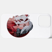 Coques Case-Mate iPhone Red Black Mujina Illustration iPhone 13 Pro Coques (Verso (horizontal))