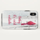 Coques Case-Mate iPhone Red Cardinal Bird enneigé Birger Tree Citation amu (Dos (Horizontal))