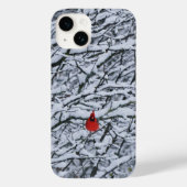 Coques Case-Mate iPhone Red Cardinal Bird Winter Phone Case Art (Verso)