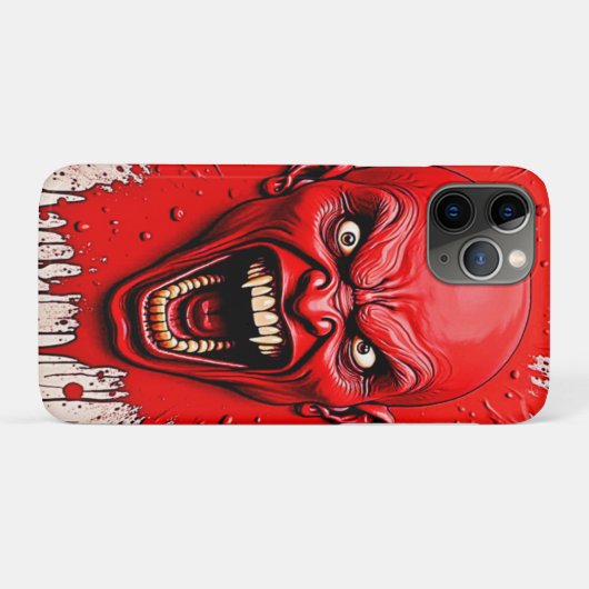 Coques Case-Mate iPhone Red Demon Fury Art (Dos (Horizontal))