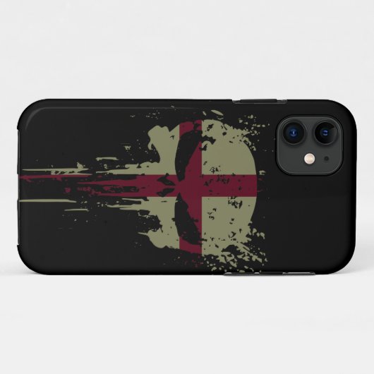 Coques Case-Mate iPhone Red England Grunge (Dos (Horizontal))