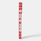 Coques Case-Mate iPhone Red Fair Isle Motif de Noël (Verso / Droite)