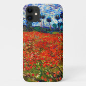 Coques Case-Mate iPhone Red Flower Field, Van Gogh (Dos)