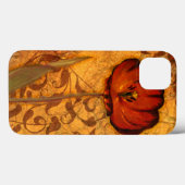 Coques Case-Mate iPhone Red Flowers (Verso (horizontal))