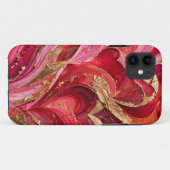 Coques Case-Mate iPhone Red & Gold Marble iPhone 11 Case (Dos (Horizontal))
