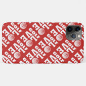 Coques Case-Mate iPhone Red Golf Love Motif (Dos (Horizontal))