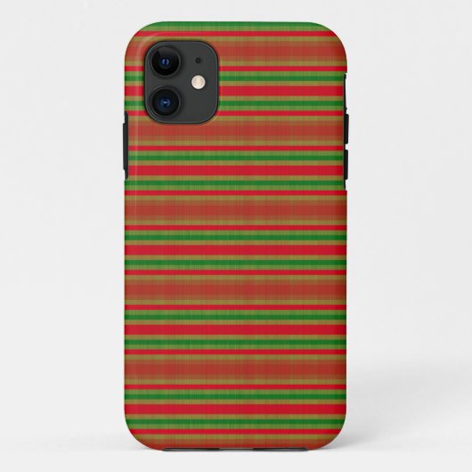 Coques Case-Mate iPhone Red Green Gold Stripes (Dos)