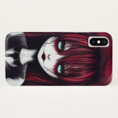 Coques Case-Mate iPhone Red Haired Goth Girl (Dos (Horizontal))