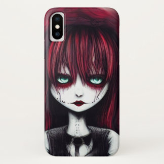 Case-Mate iPhone Case Red Haired Goth Girl