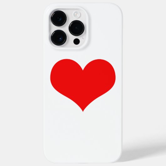 Coques Case-Mate iPhone Red Hearts Motifs Saint-Valentin mignon 2023 Cool (Verso)