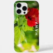 Coques Case-Mate iPhone Red Hibiscus Hawaii Tropical Flower iPhone (Verso)