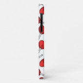 Coques Case-Mate iPhone Red Lollipops, Heart Lollipops, Lollipop Pattern (Dos/Gauche)