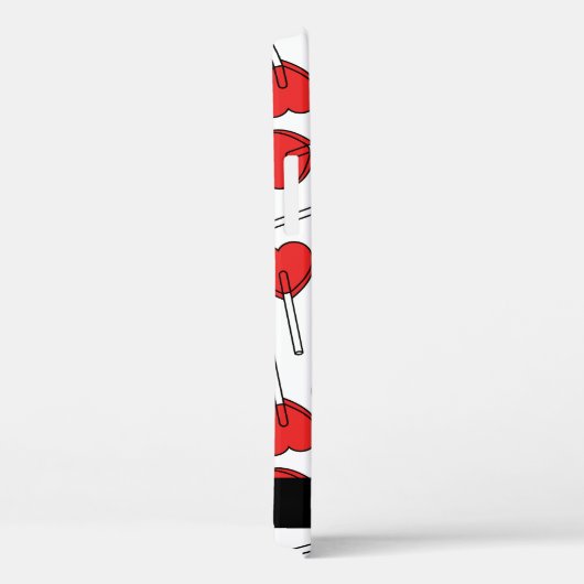 Coques Case-Mate iPhone Red Lollipops, Heart Lollipops, Lolly, Your Name (Verso / Droite)