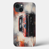 Coques Case-Mate iPhone Red Muscle Car direction (Verso)