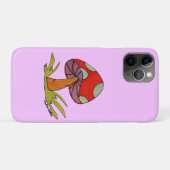 Coques Case-Mate iPhone Red Mushroom with light purple background Tote (Dos (Horizontal))