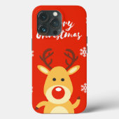 Coques Case-Mate iPhone Red nose deerb (Verso)